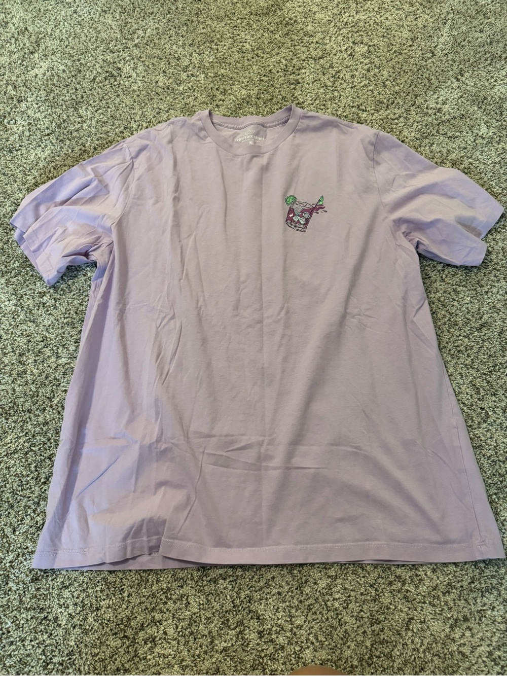 Vineyard Vines Lavender Short Sleeve Tee with Small Graphic